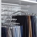 Pants Hangers with Clips 6-Tier Closet Organizer